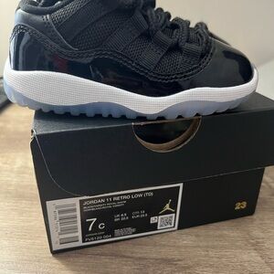 Jordan Black and White High-Top Sneakers